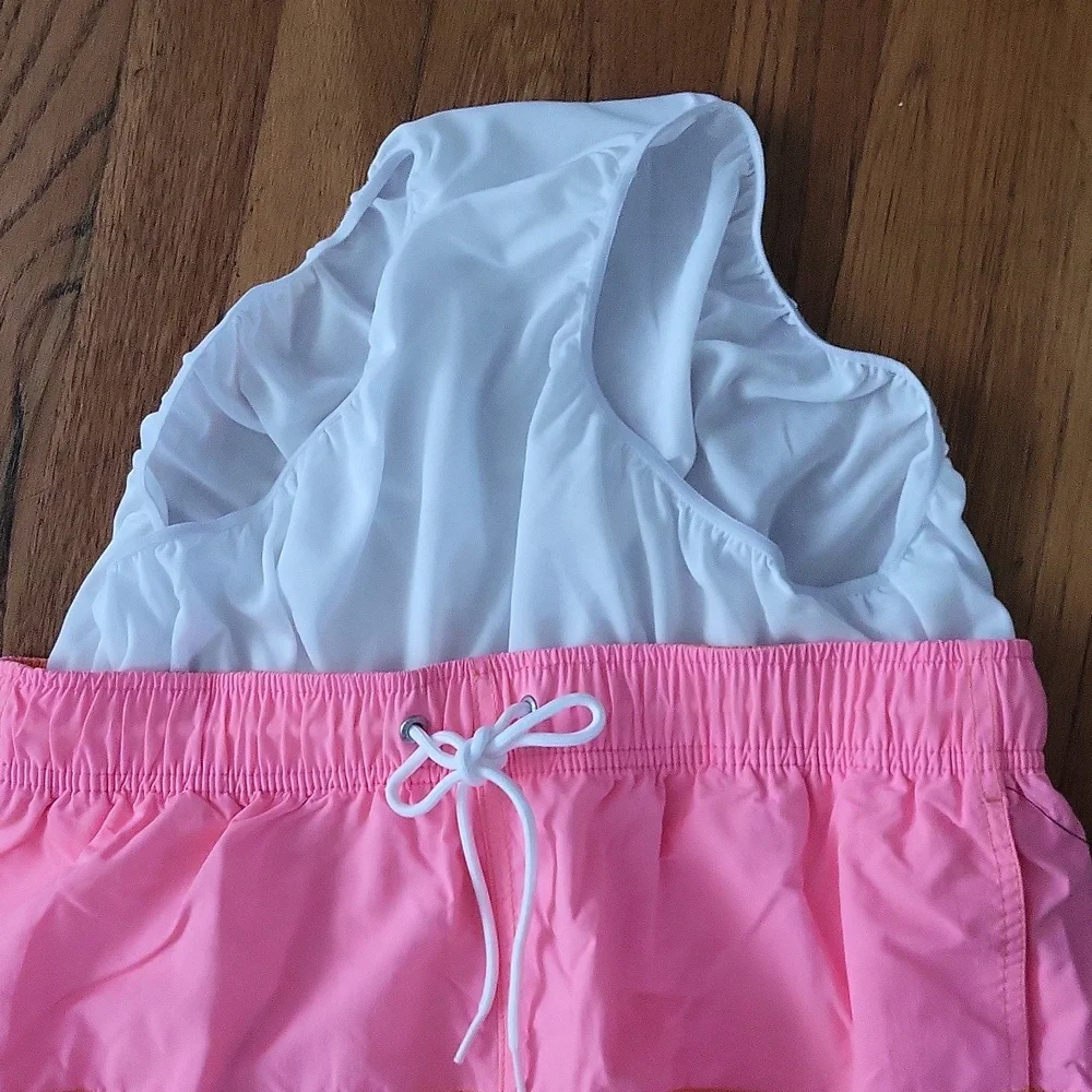 Nautica Performance Quick Dry Colorblock Swim Trunks Shorts‎ New Size Medium